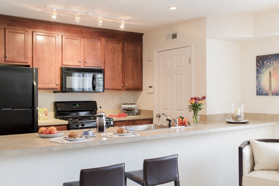 Kitchen Islands in Select Apartments